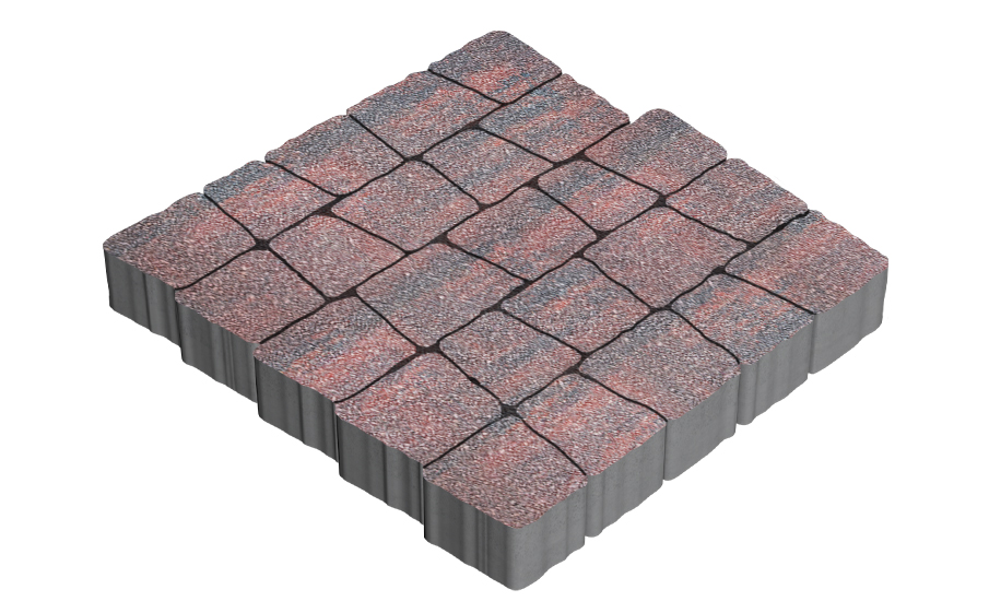 Плитка тротуарная SteinRus Аттика Б.2.А.6, Antico, Рейнир, толщина 60 мм