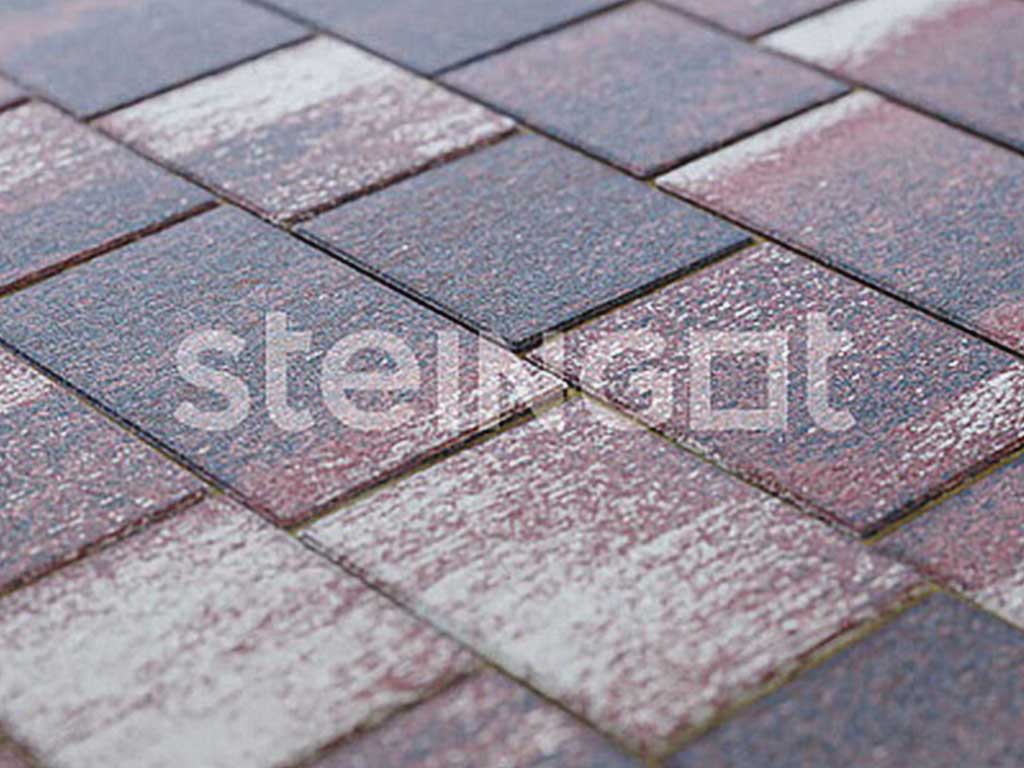 Плитка тротуарная Steingot Колормикс, Новый город, Аметист (Amethyst), комплект 3 шт, толщина 60 мм