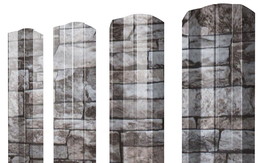 Штакетник М-образный А фигурный Print Elite Fine Stone