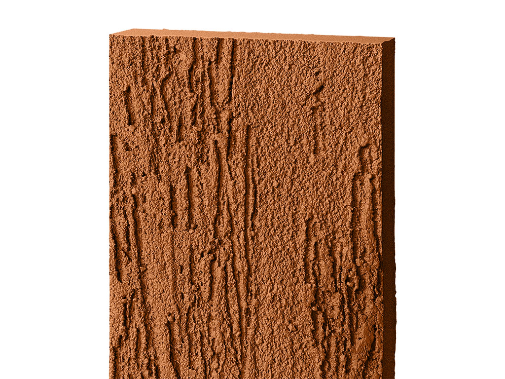 Фиброцементная панель БЕТЭКО Короед RAL 8023 (оранжево-коричневый), 1500*1200*8 мм