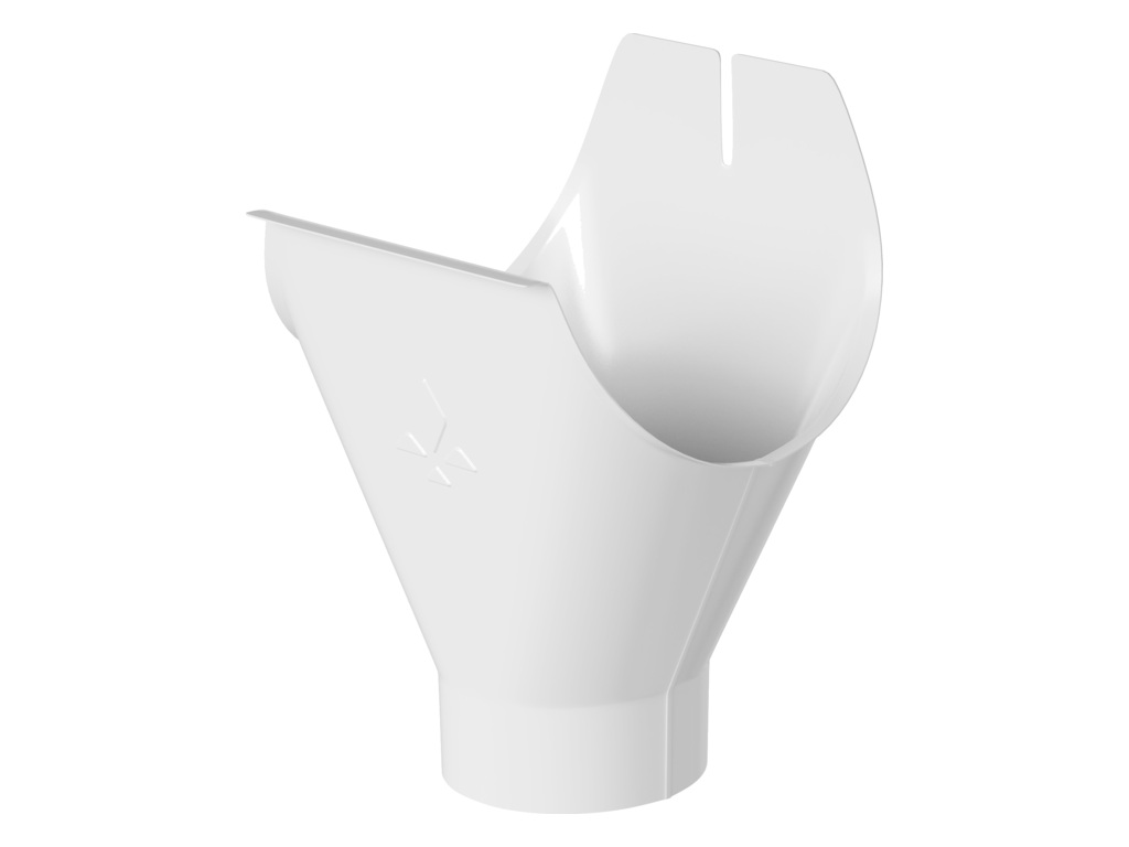 Воронка желоба Aquasystem PE dRain RR 20 D 125/90 мм