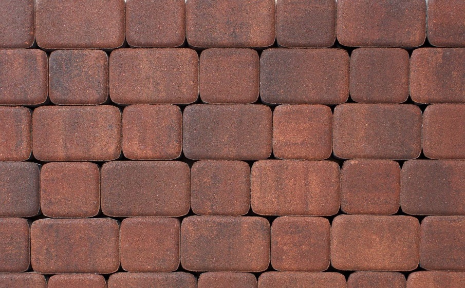 Плитка тротуарная Классико Б.2.КО.6 листопад гладкий арабская ночь, комплект 3 шт, толщина 60 мм