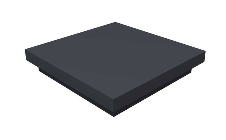 Колпак на столб Плоский Grand Line, 0,5 Satin, RAL 7024, 1520*690 мм