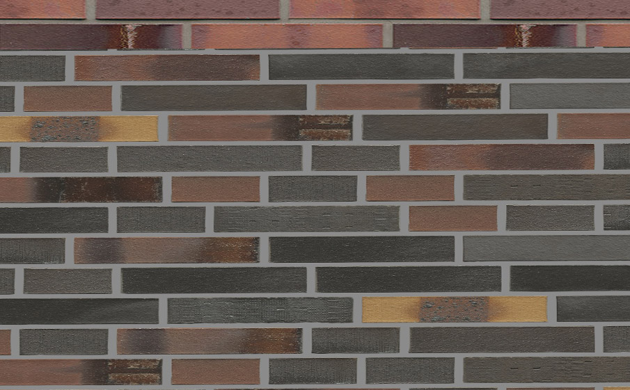 Кирпич клинкерный Westerwaelder Klinker Nr 40 Kobalt Spezial geflammt, 290*60*40 мм