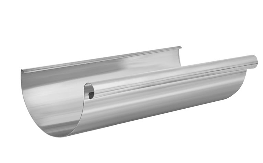 Водосточный желоб Aquasystem оцинкованная сталь для системы D 125/90, 4 м