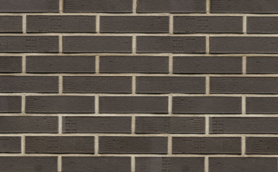 Кирпич клинкерный Muhr 05 F Eisenschmelz Schwarzbraun Fuss., 290*90*71 мм