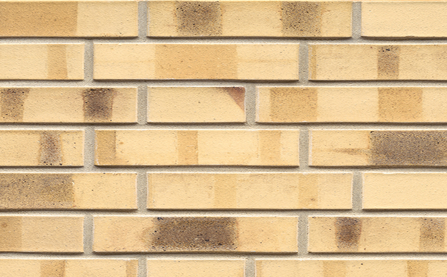 Кирпич клинкерный Westerwaelder Klinker Nr 35KS Creme nuanciert Kohle Spezial, 290*90*52 мм