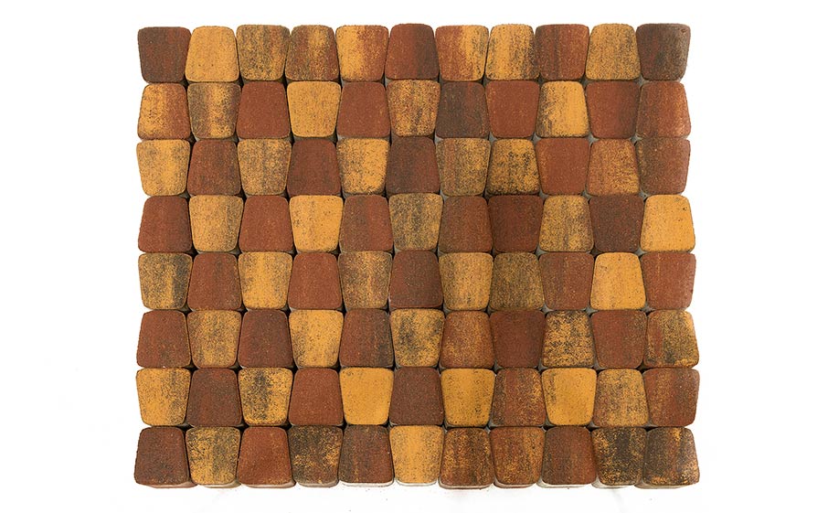 Плитка тротуарная BRAER Классико круговая Color Mix Мальва, 73*110*115*60 мм