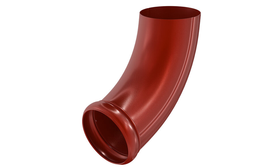 Отвод трубы декорированный Aquasystem PURAL RR 29 для системы D 125/90