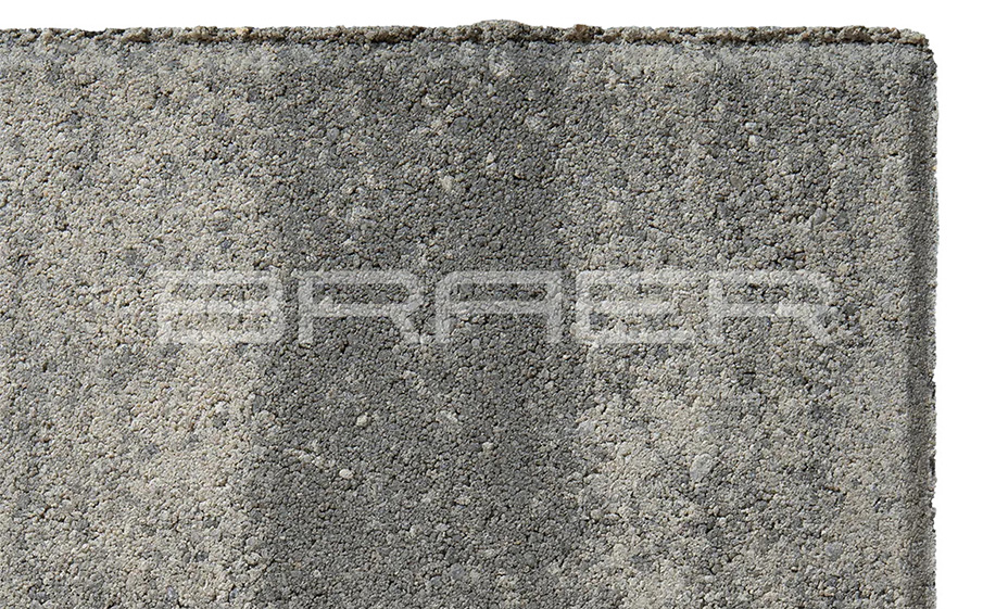 Плитка тротуарная BRAER Прямоугольник Color Mix Туман 200*100*60 мм