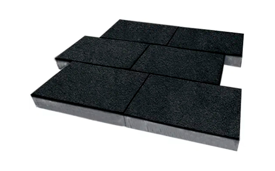 Плитка тротуарная SteinRus Парк Плейс Б.3.П.8 Native, черный, 600*300*80 мм