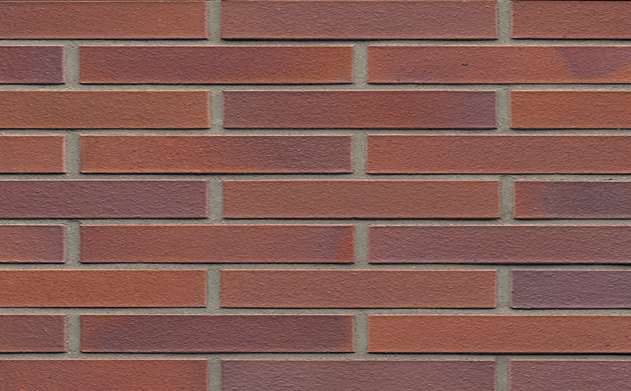 Кирпич клинкерный Muhr 04 Rotbraun-bunt гладкий, 290*60*40 мм