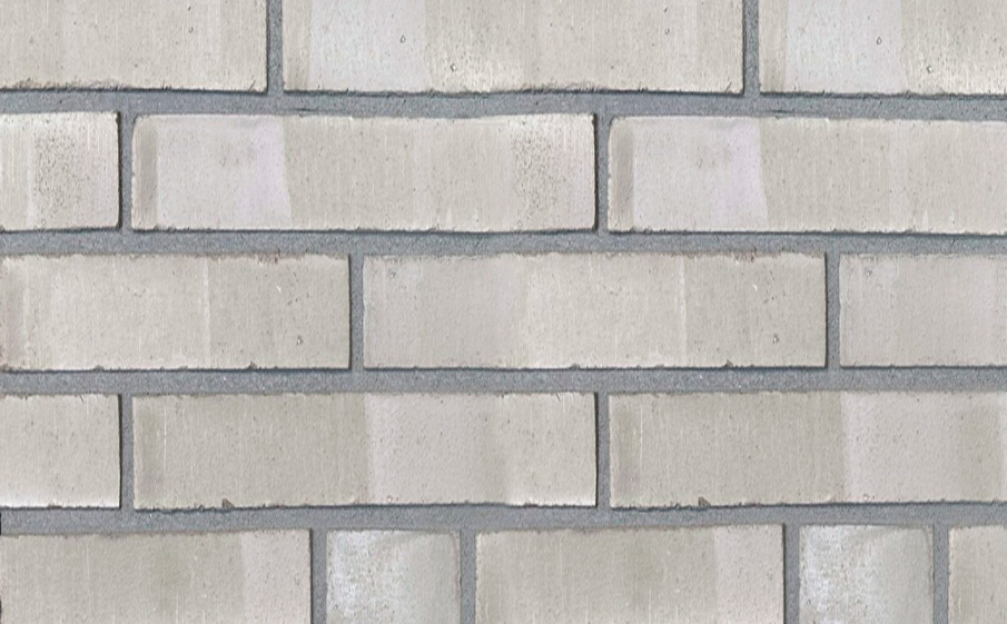 Кирпич клинкерный Богандинский КЗ Монблан 01/9 светло-серый, 250*85*65 мм