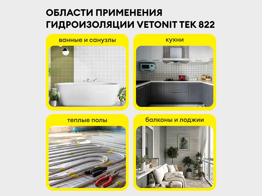 Полимерная мастика vetonit тек 822, розовый, 1,2 кг