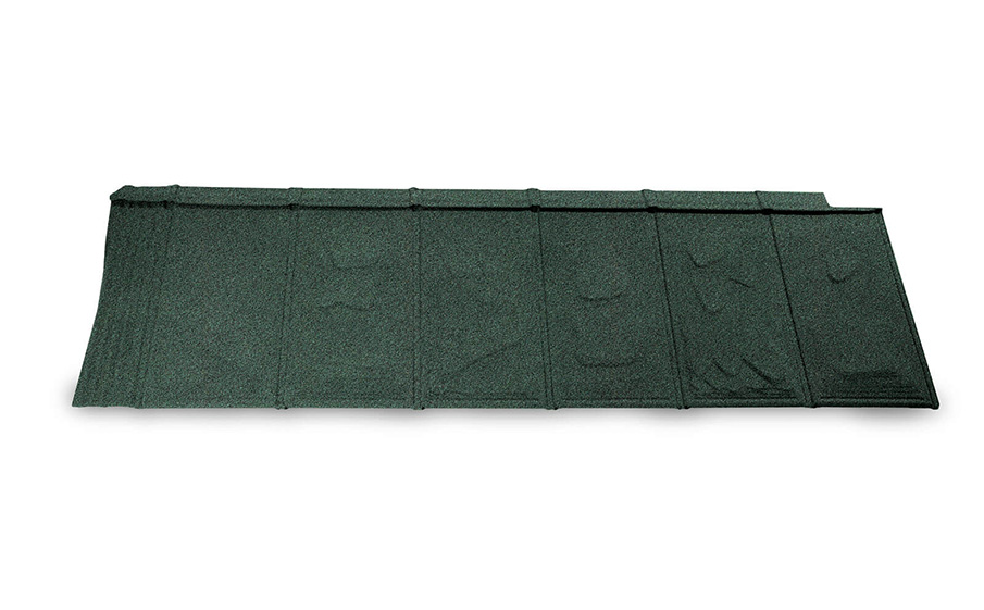 Композитная черепица рядовая Metrotile ISlate Dark green