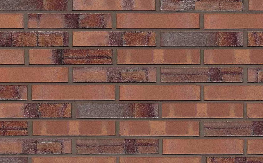 Кирпич клинкерный Westerwaelder Klinker Nr 13 Rotbraun nuanciert Fuss. Bes., 290*60*52 мм