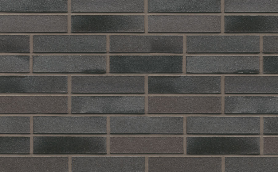 Кирпич клинкерный Muhr 15 Schwarz-bunt Edelglanz гладкий, 290*60*71 мм