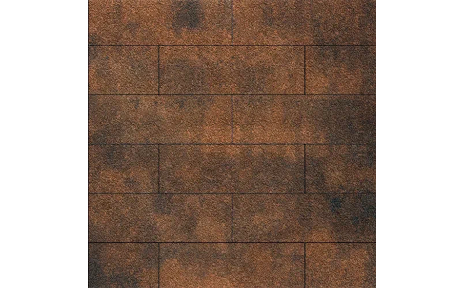Плитка тротуарная SteinRus, Гранада Б.7.П.8 Native, ColorMix Бомонт, 600*200*80 мм