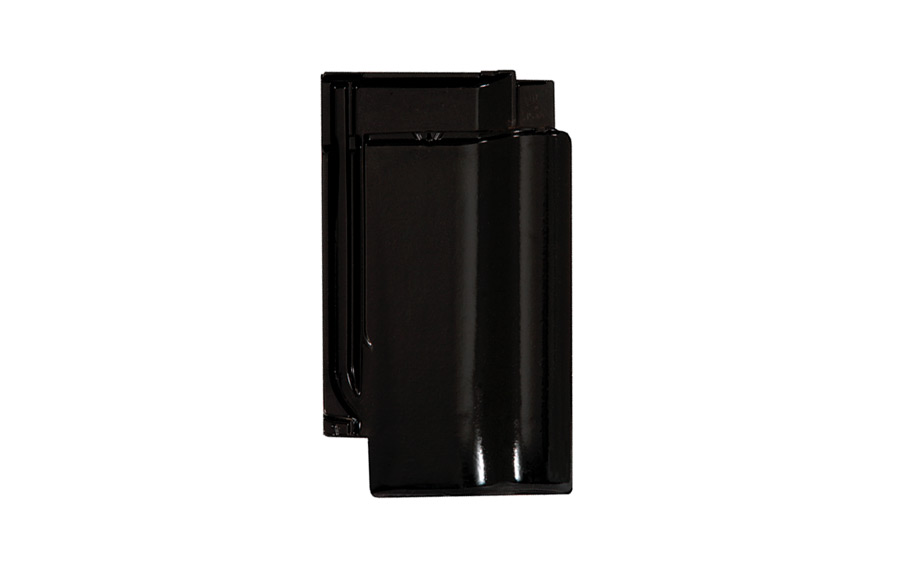 Керамическая черепица рядовая TONDACH Sulm black Amadeus