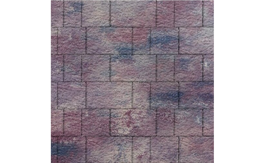 Плитка тротуарная SteinRus Новый город Б.7.Фсм.6, Old-age, ColorMix Каратау, толщина 60 мм