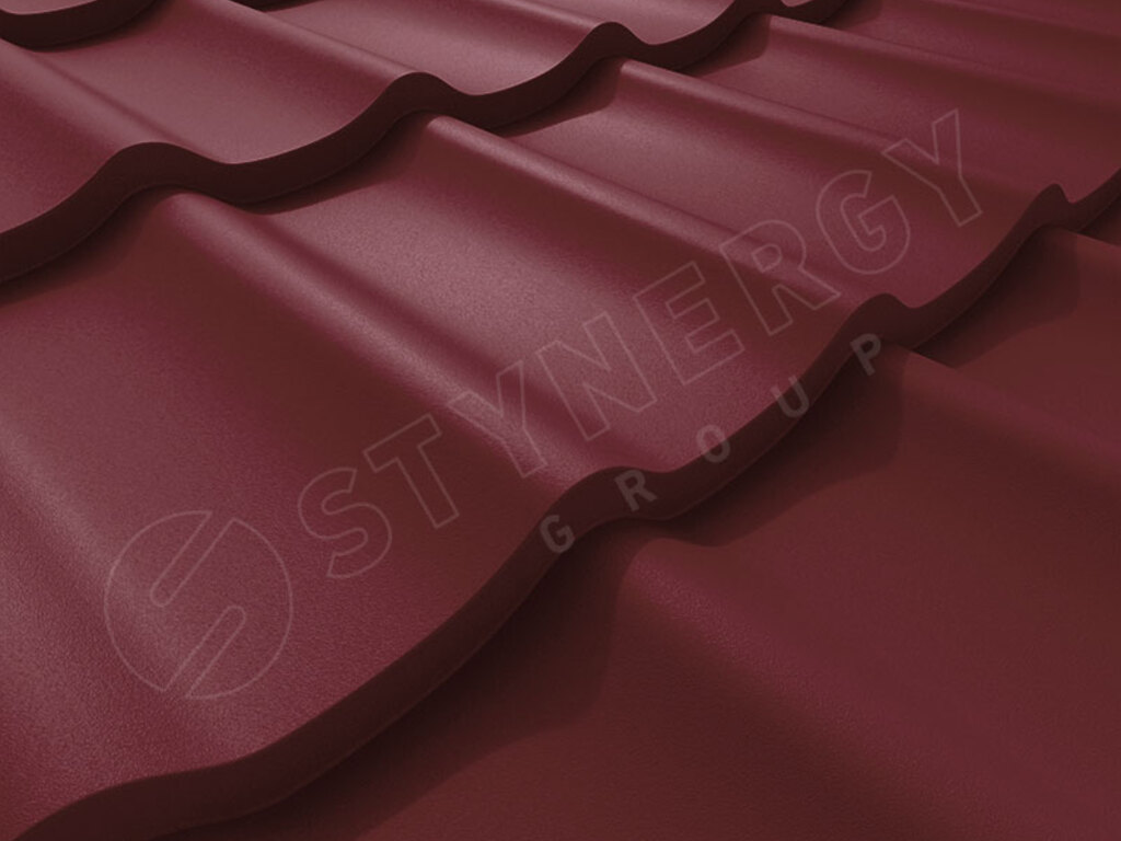 Металлочерепица Stynergy СМ Классик Rooftop Бархат RAL 3005