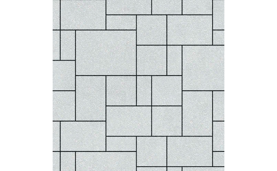 Плитка тротуарная SteinRus Инсбрук Альпен Б.7.Псм.6, Native, белый, толщина 60 мм