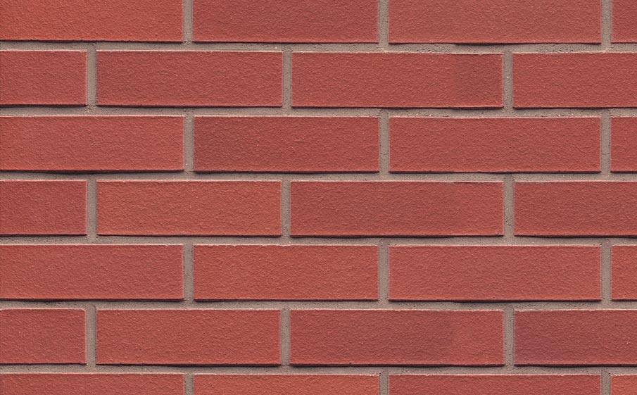 Кирпич клинкерный облицовочный 7-щелевой Muhr 03 Naturrot гладкий, 250*120*65 мм