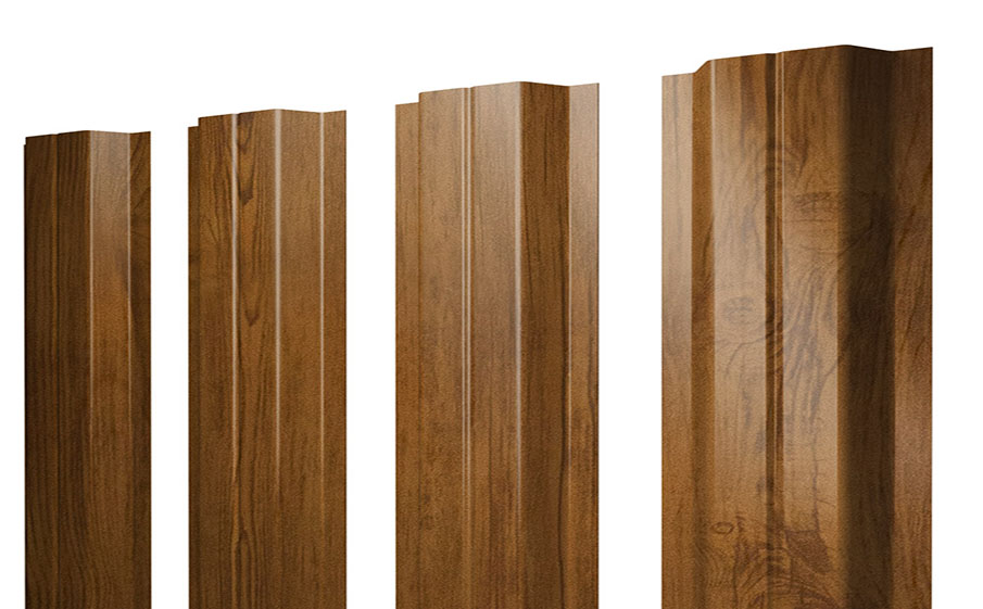 Штакетник П-образный А Print Elite Golden Wood