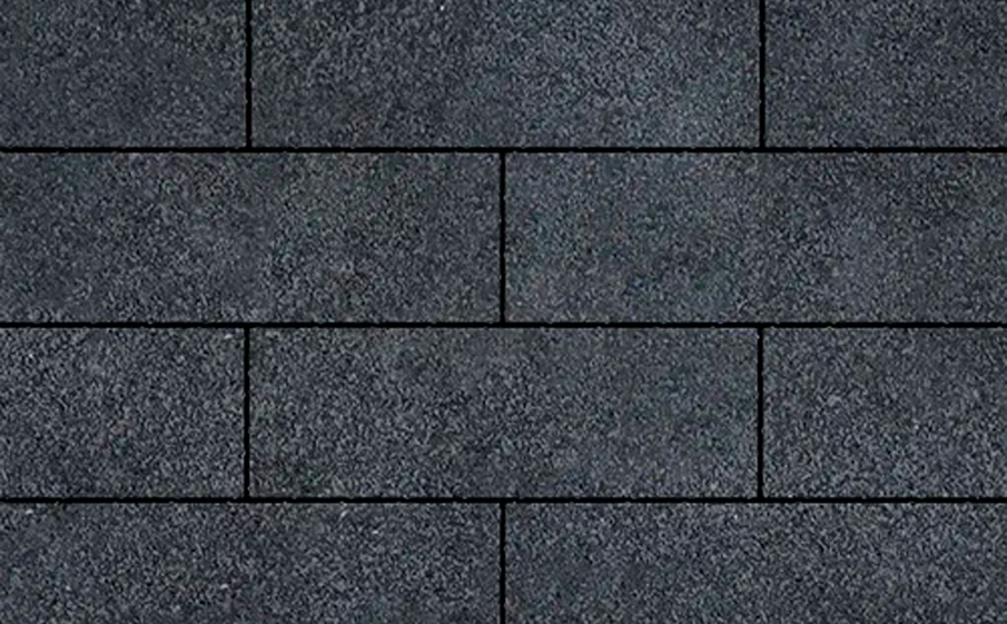 Плитка тротуарная SteinRus, Аликанте Б.2.П.8, Backwash, Неро, 900*300*120 мм
