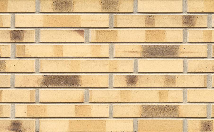 Кирпич клинкерный Westerwaelder Klinker Nr 35KS Creme nuanciert Kohle Spezial, 290*60*40 мм