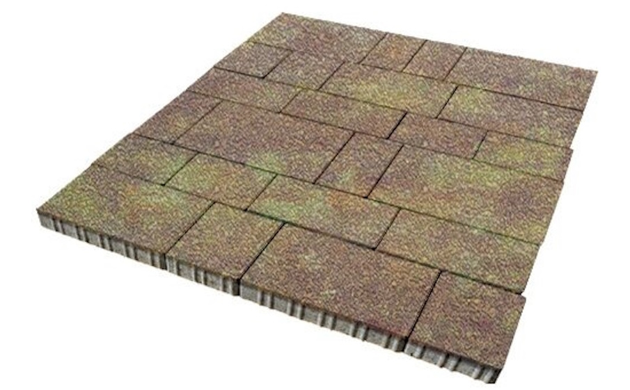 Плитка тротуарная SteinRus Инсбрук Тироль Б.4.Псм.6 Native, ColorMix Порто, толщина 60 мм