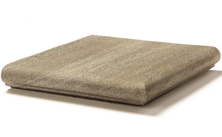 Клинкерная угловая ступень-флорентинер Gres Aragon Columbia Beige, 330*330*18(53) мм
