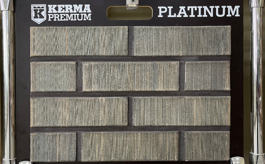 Кирпич облицовочный ТМ Kerma Premium Платина 250*120*65 мм