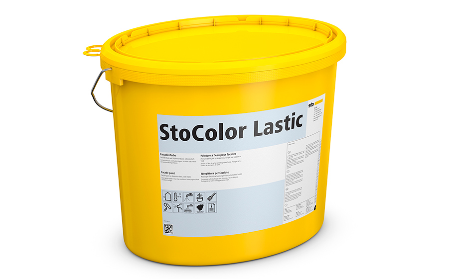 Фасадная матовая краска StoColor Lastic getont, колеруемая С1, 15 л
