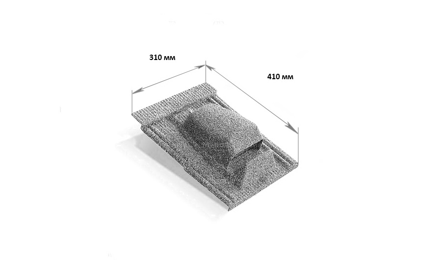 Кровельный вентилятор Metrotile RV75 Viksen Slate grey