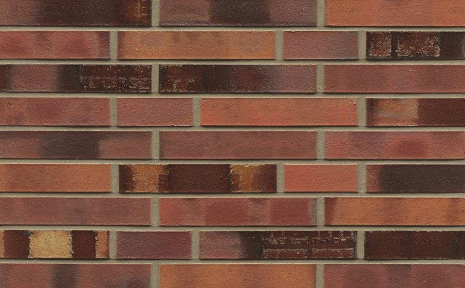 Кирпич клинкерный Westerwaelder Klinker Nr 18 Lachsbraun geflammt, 290*90*52 мм