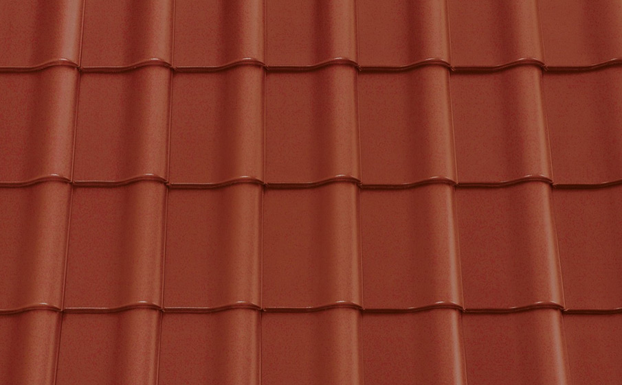 Керамическая черепица рядовая Koramic Alegra 8 Chestnut Noble Engobe