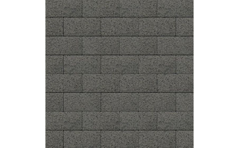 Плитка тротуарная SteinRus Прямоугольник В.6.П.8 Native, серый, 200*100*80 мм