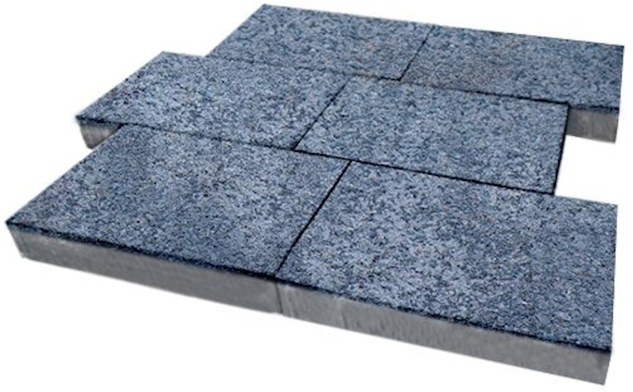 Плитка тротуарная SteinRus Парк Плейс Б.3.П.8 Backwash, Байкал, 600*300*80 мм