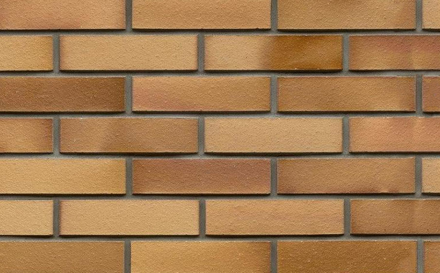 Кирпич клинкерный Westerwaelder Klinker Nr 06EG Hellbraun-bunt Edelglanz, 290*90*71 мм