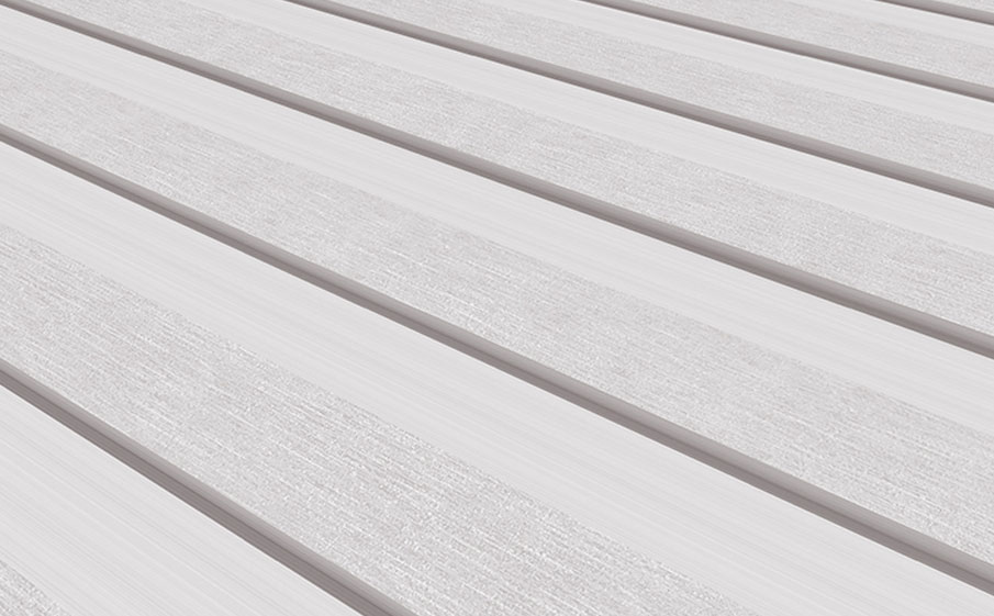 Фиброцементная панель CLADBOARD линеарная 20, белая, 3050*1220*9 мм
