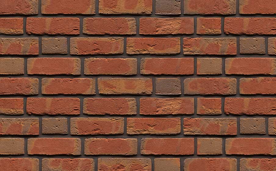 Кирпич облицовочный Muhr Nr 62, Edwardian Multi Red, 215*102*65 мм по выгодным ценам