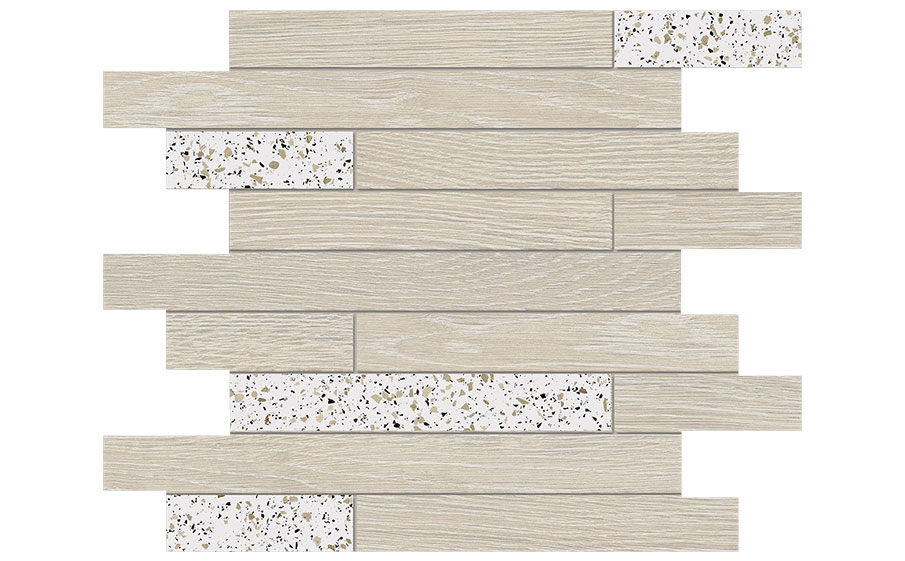 Мозаика Estima Кирпичная кладка/Муретто/Muretto Kraft Wood/Крафт Вуд Космос/Cosmos KW00/CM00, 350*300*10 мм