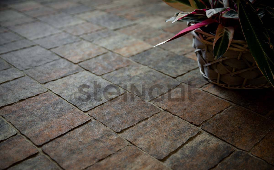 Плитка тротуарная Steingot Color Mix, Гранито, Штайн Бронз, толщина 60 мм