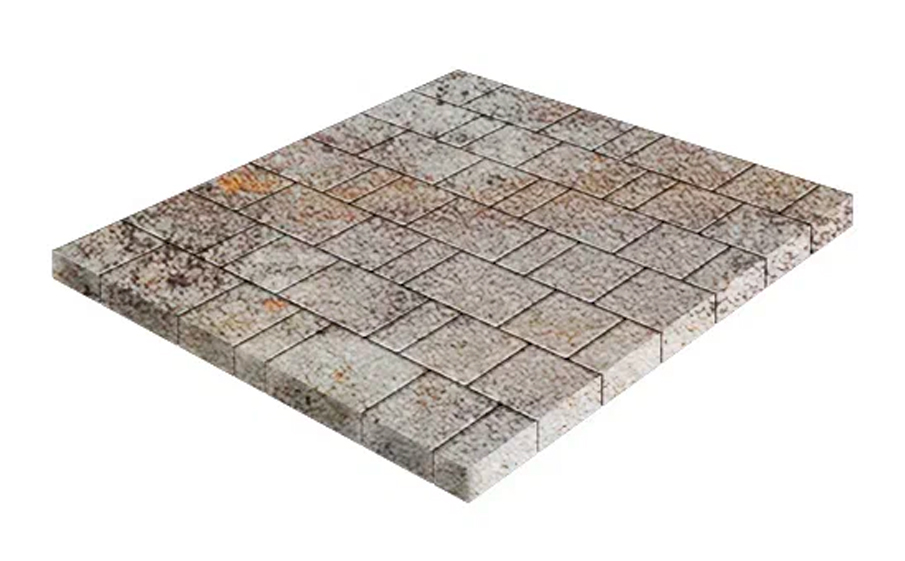 Плитка тротуарная SteinRus Бергамо А.6.Псм.4 Native, ColorMix Берилл, толщина 40 мм