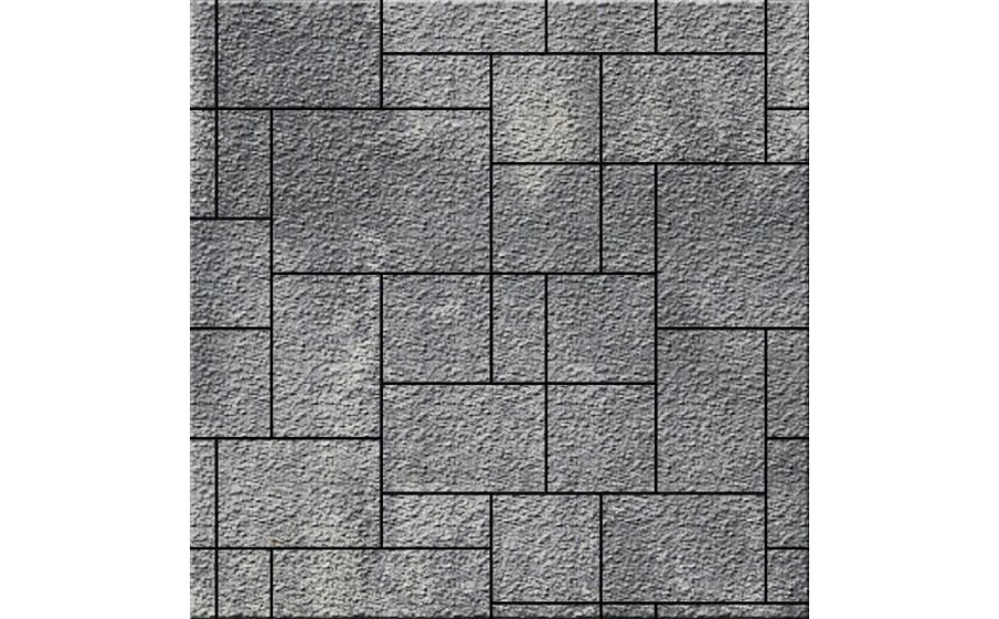 Плитка тротуарная SteinRus Инсбрук Альпен А.7.Псм.4, Old-age, ColorMix Актау, толщина 40 мм