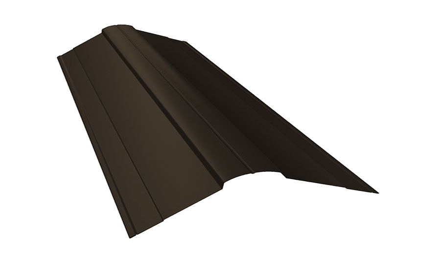 Планка конька фигурного 100*100 мм Grand Line Satin Matt RR 32, 2,5 м