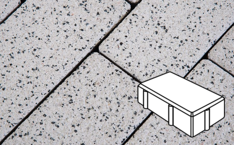 Плитка тротуарная Готика Granite FERRO, Брусчатка Б.2.П.6, Покостовский 200*100*60 мм