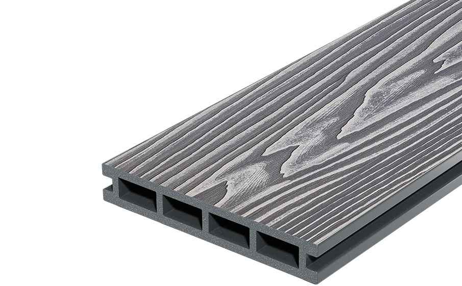 Террасная доска Decking Country Серый (Дымчатый дуб), 3000*150*24 мм
