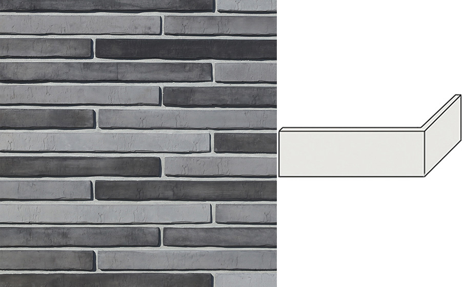 Декоративный кирпич White Hills Дюрен Брик Design угловой элемент цвет 688-85